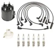 ACDelco Ignition Kit Distributor Rotor Cap Wire Spark Plugs for C1500 C2500 V6
