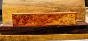 Magnetic Wooden knife Racks holder Station Handmade Amboyna Wall Mounted Bar