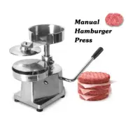 15CM Commercial Manual Hamburger Press Stainless Steel Burger Patty Maker