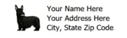 SCOTTISH TERRIER - Return Address Labels - 1" x 2 5/8" - Personalized