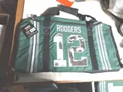 Aaron Rodgers,New York Jets Duffel Bag #12 New With Tags.
