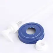 Create Your Own Vintage Soap Pump Kits with Blue Speckled Lid