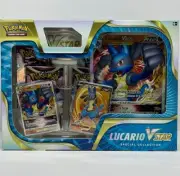 Pokemon TCG: 2022 Lucario VSTAR Special Collection Box Factory Sealed Ships Fast