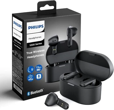 Philips TAT1138 True Wireless Earbuds MIC Noise Cancellation Water Resistance
