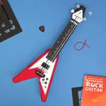 英國 SUCK UK 自製紙板吉他 FLYING-V 可彈奏 DIY 兒童禮物 音樂禮物 文創【他,在旅行】