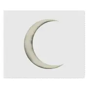 2 x 'Crescent Moon' Microfibre Lens / Glasses Cleaning Cloths (LC00020609)