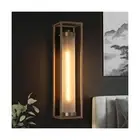 ZEVNI Sconces Wall Lighting, 1-Light Modern Wall Sconce, Black and Gold Bathr...
