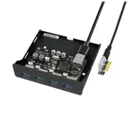 USB Expansion Card 3.5 Inch Floppy Front Panel Bracket PCI-E X1 Riser L1O98062