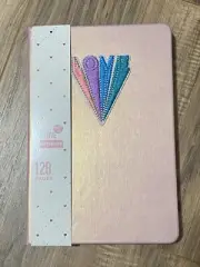 New Season of Love Notebook Journal 128 Lined Pages Pink with Love Logo