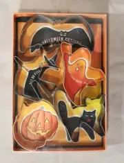 William Sonoma Boxed Halloween Metal Cookie Cutters - 5 Designs