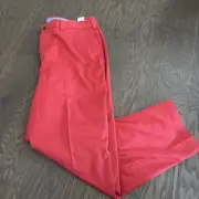 NWT Brooks Brothers 346 Pants Mens 40x32 Red Lightweight Advantage Chino Clark