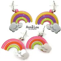 在飛比找蝦皮商城優惠-Anna Lou OF LONDON 倫敦品牌 雲朵彩虹耳環