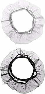 (S White) Net Nylon Mesh Pet Bird Cage Seed Catcher Guard Cover Shell Skirt Decoration