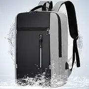 1pc Men's Women's Backpack With USB Charging Port Business Commuter Computer Bag For Business Trip Daily Use Laptop Backpack Multifunctional Student Large Capa