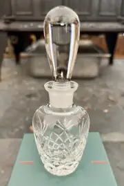 Lenox Cut Crystal CHARLESTON Collection Frangrance Perfume Bottle w/ Stopper NEW