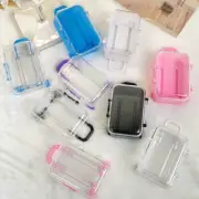 6 Pcs Suitcase Plastic Jewellery Display Organiser Case Novelty Storage Box