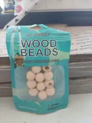 All Natural Wood Beads Smooth Snag Free Holes
