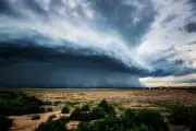Storm Photography Print - Picture of Thunderstorm Bringing Rain to Kansas