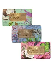 [English Soap Company] Summer Days Trio Soap Bar Value Pack Bundle