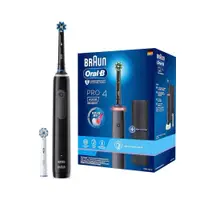 在飛比找蝦皮商城優惠-【Oral-B】德國百靈 PRO4 3D電動牙刷 曜石黑