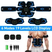 Abdominal Fitness EMS Arm Muscle Trainer Stimulator Belt Toner ABS Body Training