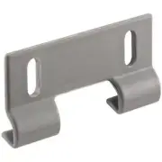 Slide-Co 193659 Shower Door Bottom with Hook Guide, (2-pack),Gray