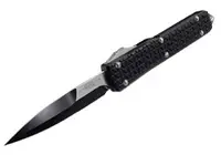 在飛比找瑞格華-大海刀品優惠-Microtech Ultratech 黑鋁柄彈簧刀(刺刀型