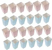 OFFSCH 24pcs Portable Snack Buckets Dot Popcorn Holders Birthday Parties and Celebrations Lightweight Convenient Snack Containers