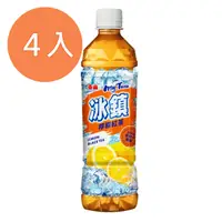 在飛比找Yahoo奇摩購物中心優惠-泰山 冰鎮 檸檬紅茶 535ml (4入)/組【康鄰超市】