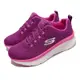 Skechers 休閒鞋 D Lux Walker 女鞋 桃紅色 緩震 健行 健走 厚底 149368PLUM