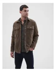[Unison] Corduroy Jacket in Chocolate