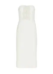 Rebecca Vallance Ophelia Embellished Midi Dress - Ivory - 14 (UK14 / L) 14 (UK14 / L)