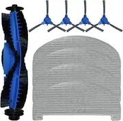 [YUYUEMI] Replacement Parts Accessories for Eufy G40/G40 Hybrid+ Robot Vacuum Cleaner Main Brush Side Brushes Mop Pads Replacement kit (Package C)