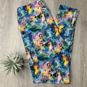Colors of the Wind Pocahontas Disney Princess Print Kids Leggings w/ Pockets