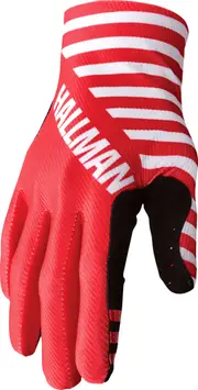 Thor Hallman Mainstay Slice S23, gloves , color: White/Red , size: XL