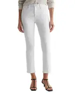 Ag Mari Mid Rise Crop Jeans in Misty Grey