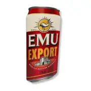 EMU EXPORT BEER CAN 810 X 380 MM METAL SIGN HEAVY DUTY GREAT FOR MANCAVE