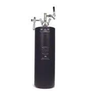 Black 10L Mini Keg Pressurized Brewing Craft Beer Dispenser Flow Control System