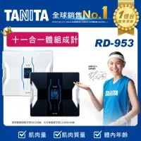 在飛比找momo購物網優惠-【TANITA】十一合一藍牙智能體組成計RD-953(球后戴