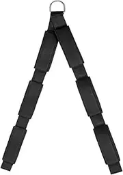 Tricep Rope Cable Attachment, 3 Lengths of Handles in 1 Rope for Greater Range of Motion, Tricep Pull Down Rope for Push Downs, Crunches, Facepulls