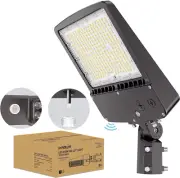HYPERLITE 200W LED Parking Lot Light, 30000LM Dusk to Dawn, UL/IP65, 5000K