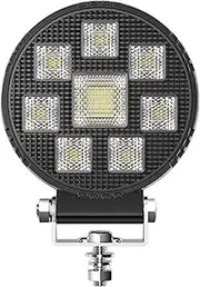 Led Off Road Lights - Led Work Light Bar for Trucks | High Power Amber Multi-Functional 360 Degree Rotatable Lighting for Truck Road ATV Trailer Automotive Use