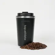 [Top Athlete] Reusable Coffee Cup Black | 380ml - 13oz