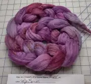 Polwarth Wool Viscose Blended Combed Top Roving Spinning Felting Tweed Ripe Berr