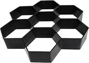 Happyyami Cement Brick Mold Diy Path Maker for Garden Concrete Pavement Molding Maker