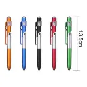 4 In 1 Multifunction Ballpoint Pen Mobile Phone Stand Holder Folding LED Light e