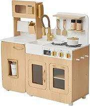 Teamson Kids Little Chef Cyprus Play Kitchen with 14-pc. Accessory Set
