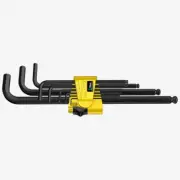 Wera 133180 Hex + Ball End Hex SAE L-key Clip Set (Retail Package)