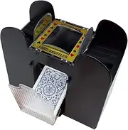 2 Decks Au ATIC Card Shuffler Au ATIC Playing Cards Shuffler M er Games Poker Sorter Dispenser for Travel Home Festivals Xmas Party Battery Ope ed Multicolor271 One Size