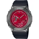 CASIO 卡西歐 G-SHOCK 金屬八角農家橡樹雙顯腕錶/綠/GM-2100B-4A